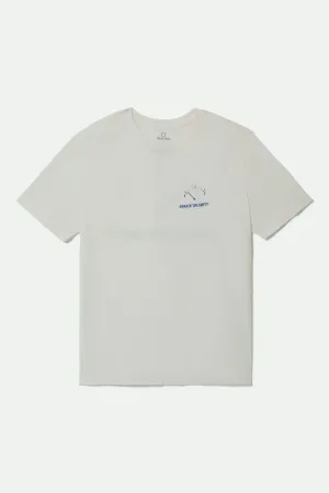 Running On Empty Fitted Crew T-Shirt - Off White