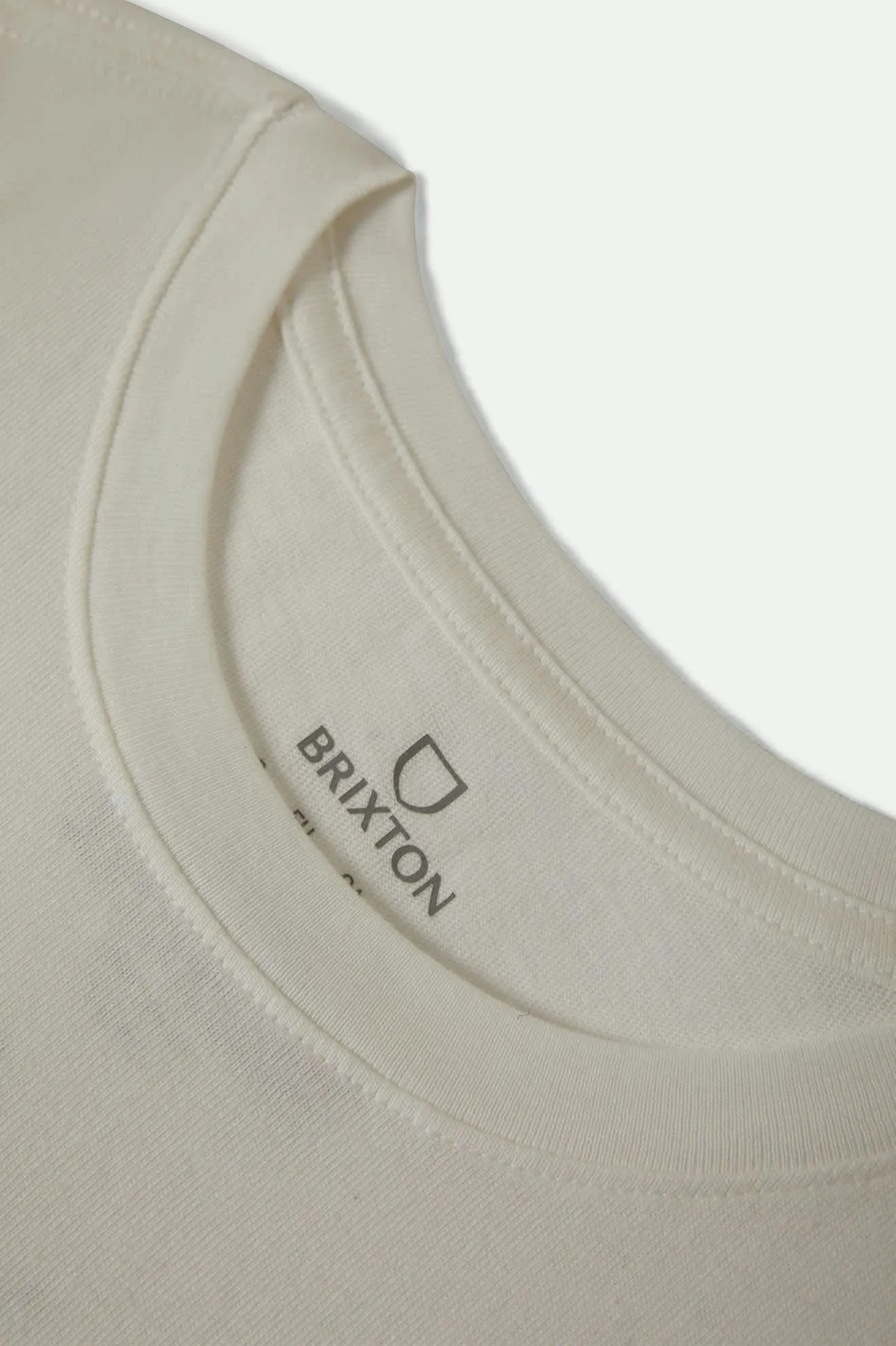 Running On Empty Fitted Crew T-Shirt - Off White