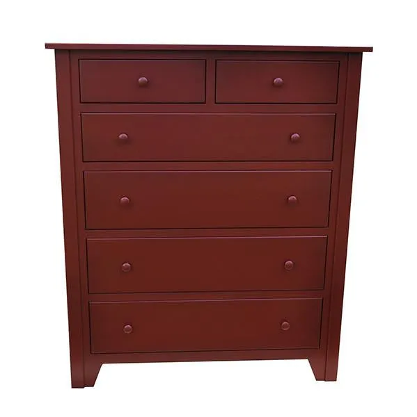 Rustic Red Dresser