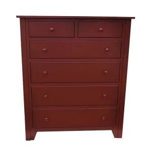Rustic Red Dresser