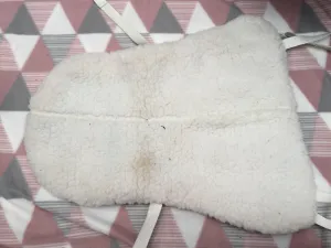 Saddle seat saver faux sheepskin lining FREE POSTAGE*