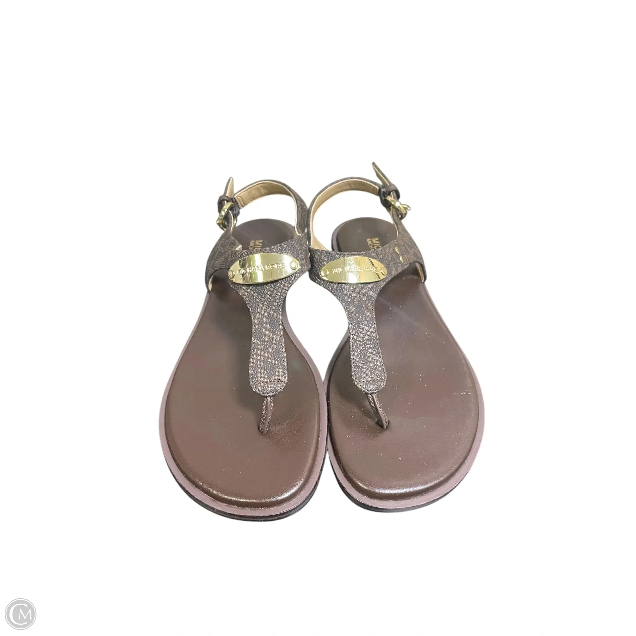 Sandals Designer By Michael Kors In Brown, Size: 6.5