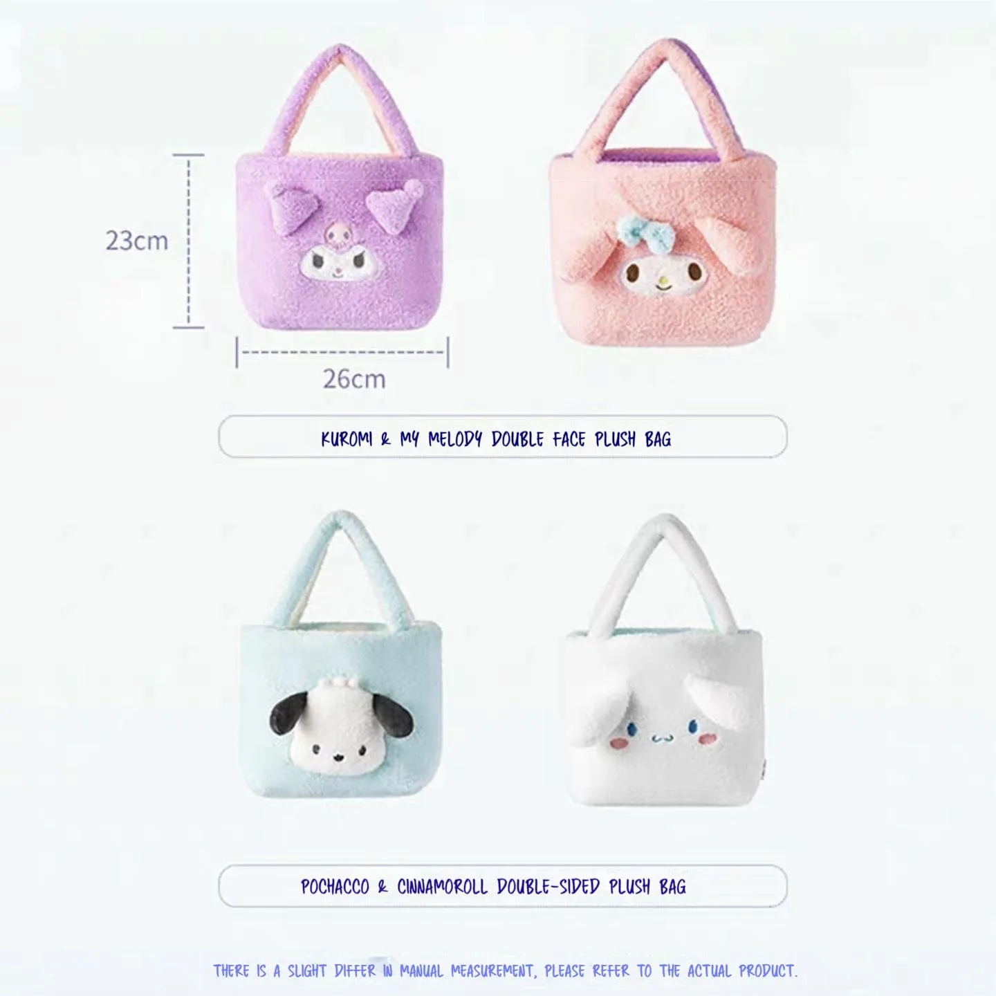 Sanrio Transformable Plush Bag