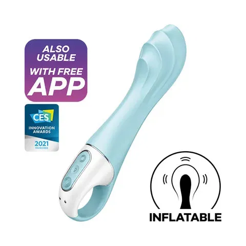 Satisfyer - Air Pump Vibrator 5  Blue