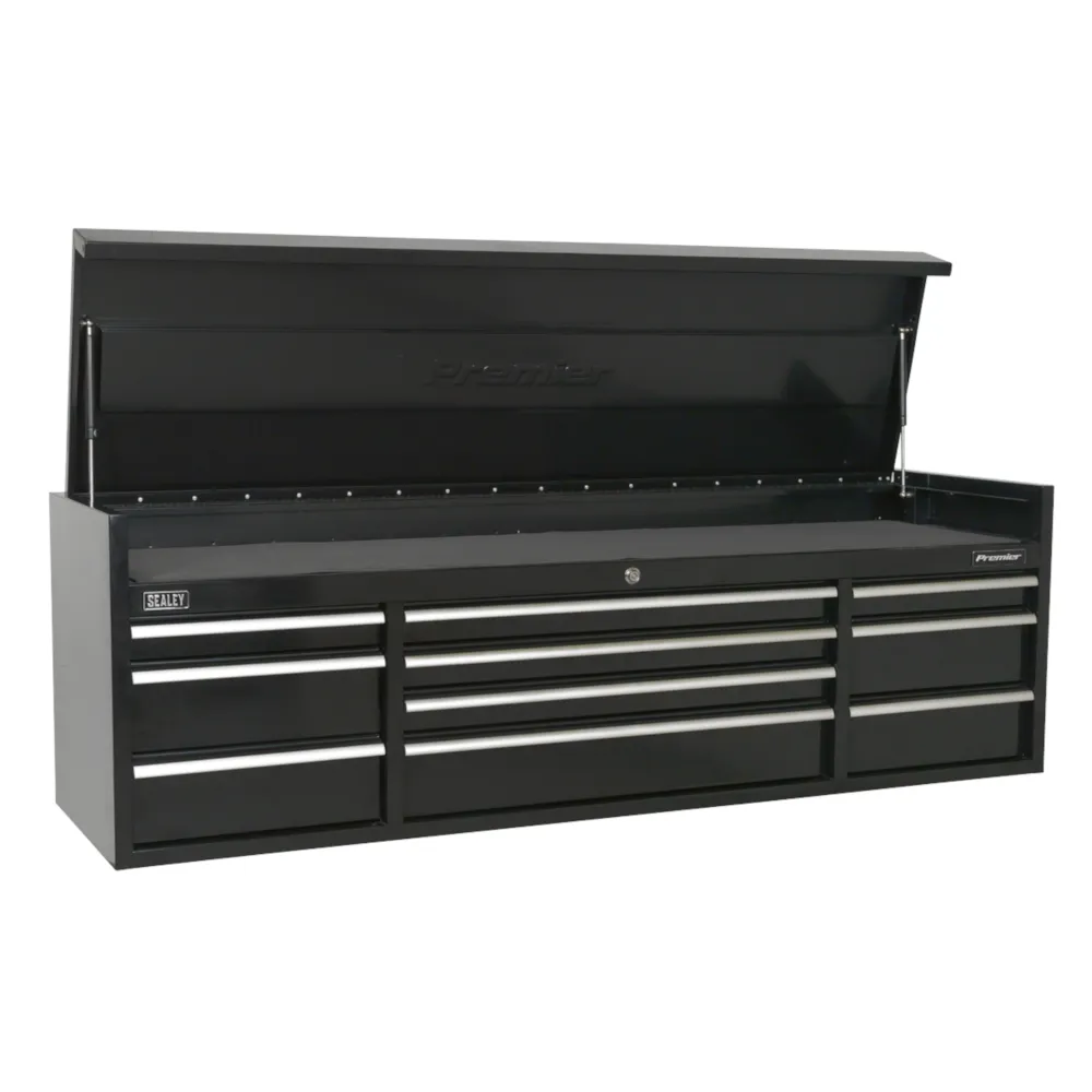 Sealey 10 Drawer Heavy-Duty Topchest 1830mm - Black - B