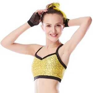 Sequin Crop Top Bras
