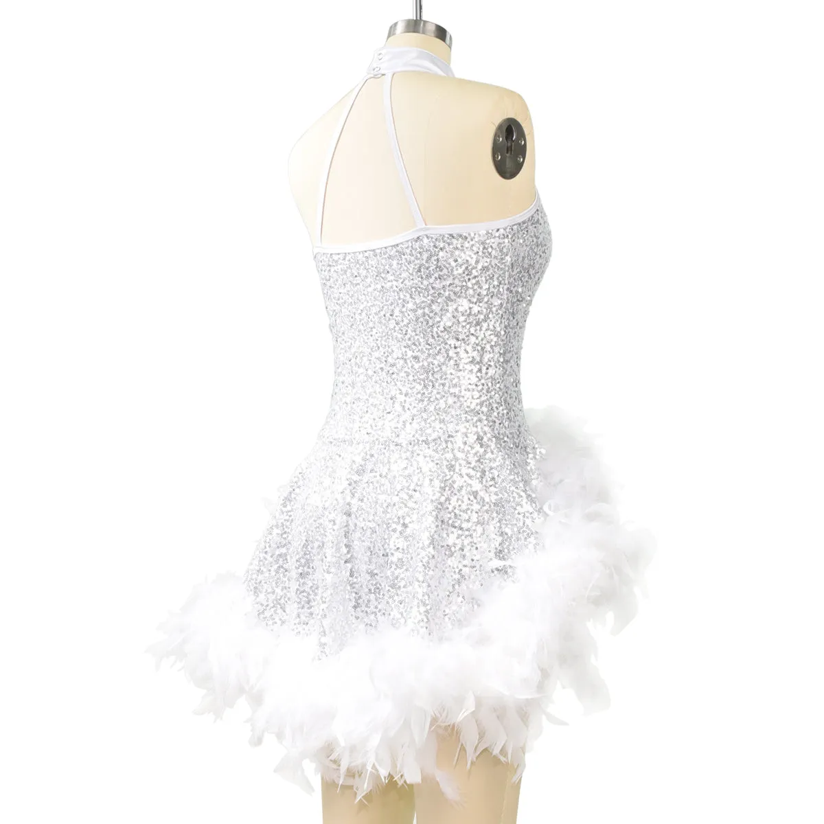 Sequins Feather Dance Dress