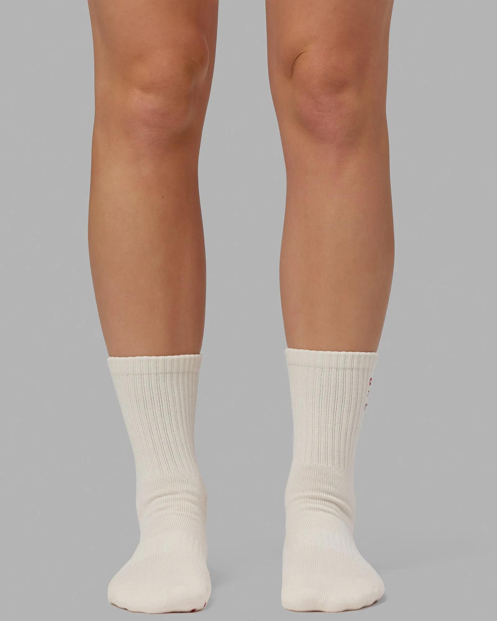 Signal Crew Pilates Grip Socks - Ivory