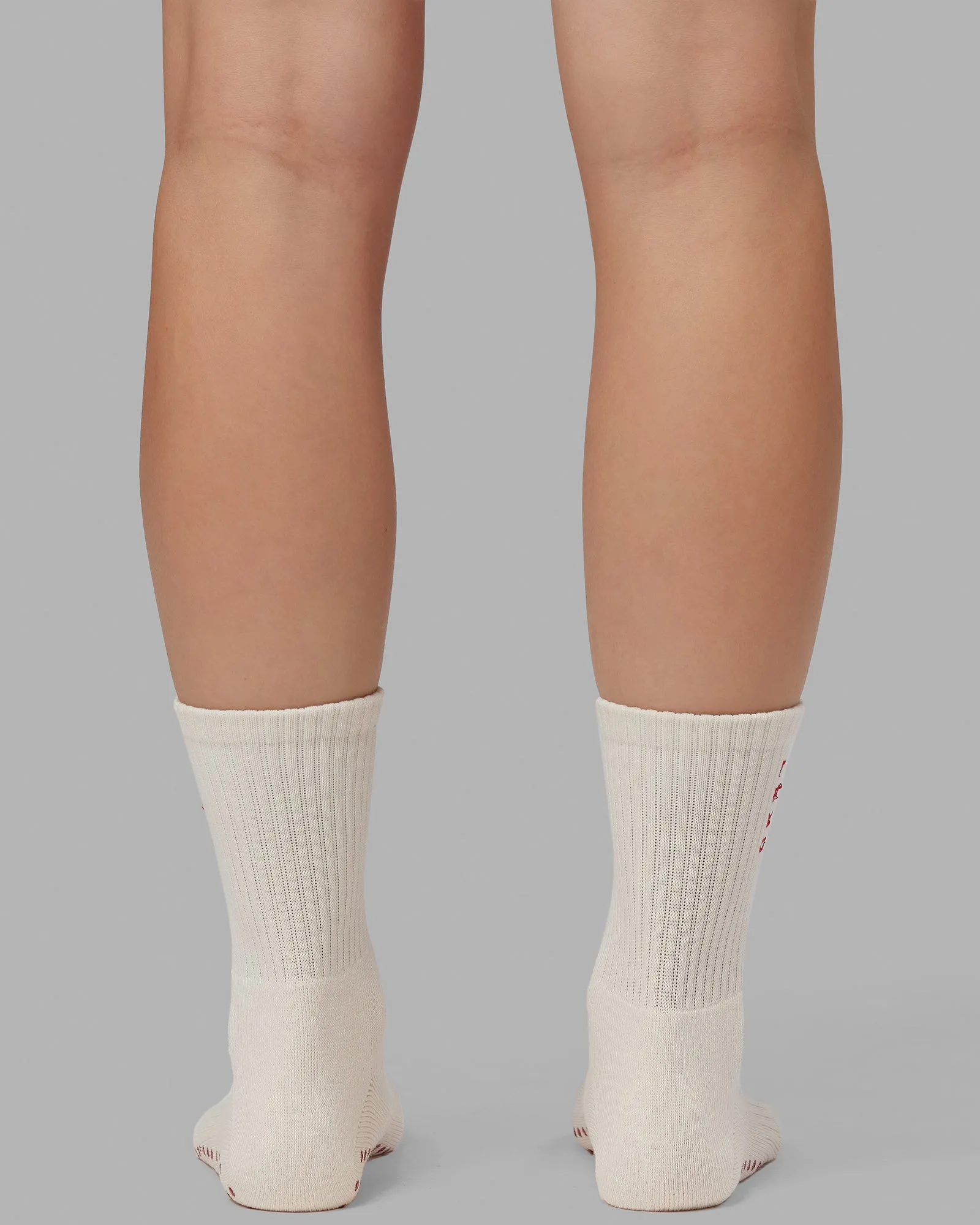 Signal Crew Pilates Grip Socks - Ivory