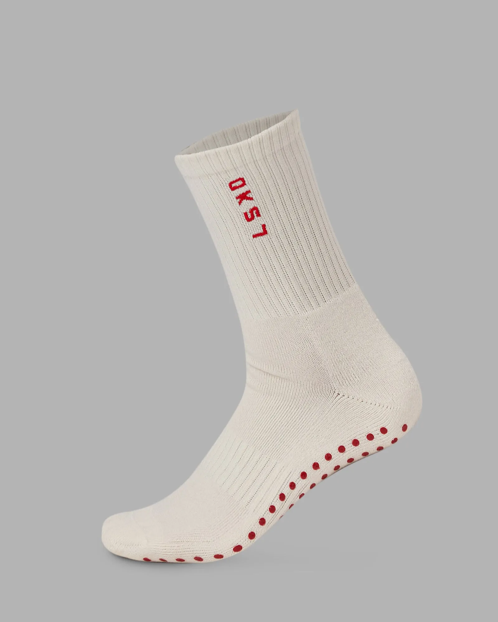Signal Crew Pilates Grip Socks - Ivory