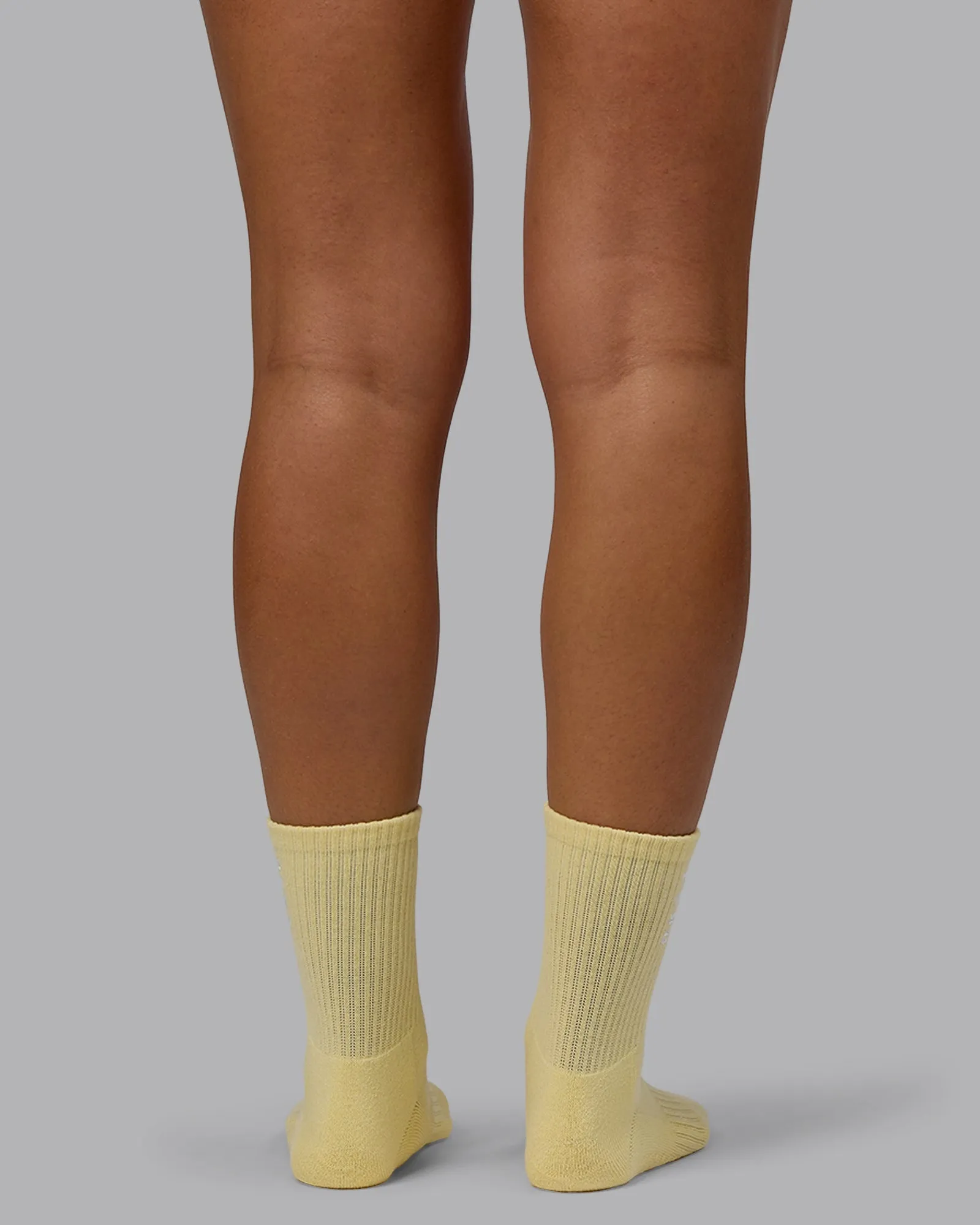 Signal Crew Pilates Grip Socks - Pale Yellow