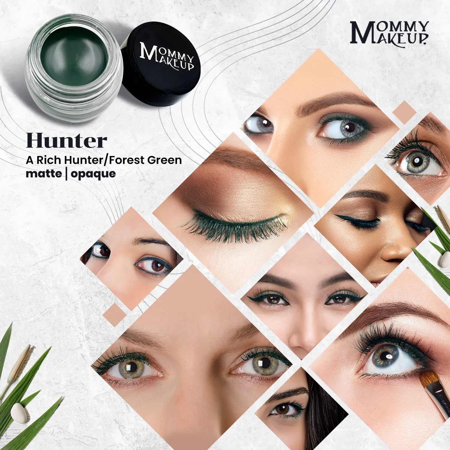 Stay Put Waterproof Gel Eyeliner w/ Micropigments - Hunter