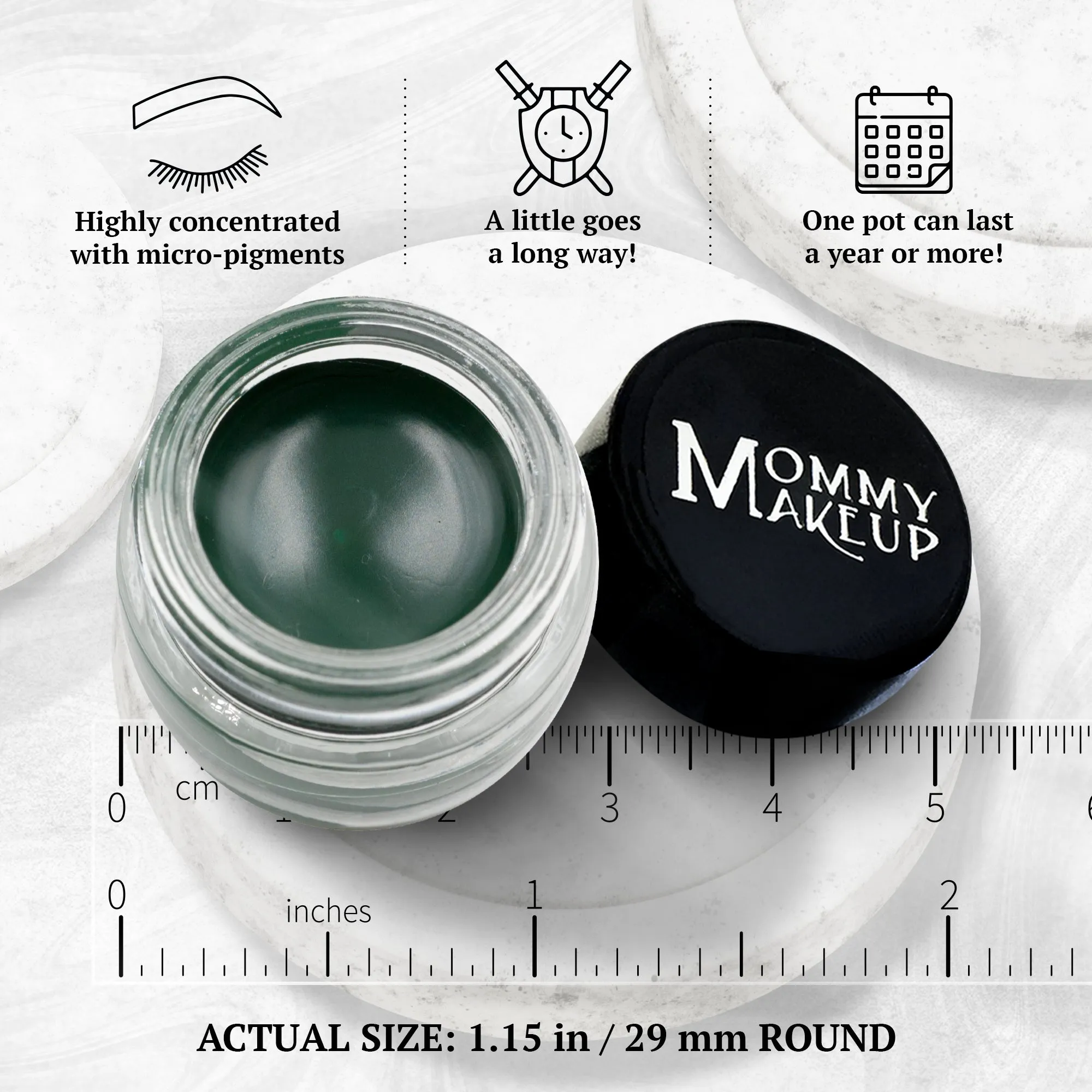 Stay Put Waterproof Gel Eyeliner w/ Micropigments - Hunter