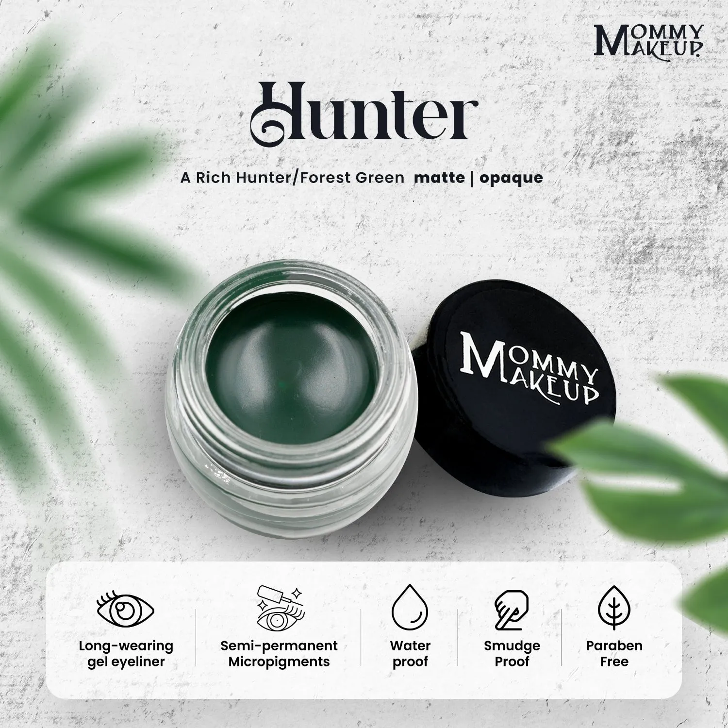 Stay Put Waterproof Gel Eyeliner w/ Micropigments - Hunter