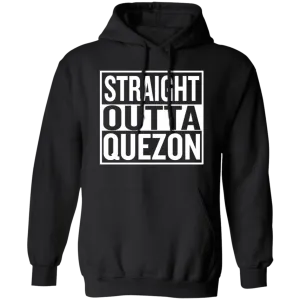 Straight Outta Quezon Unisex Pullover Hoodie