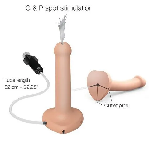 Strap-On-Me Silicone Cum Dildo