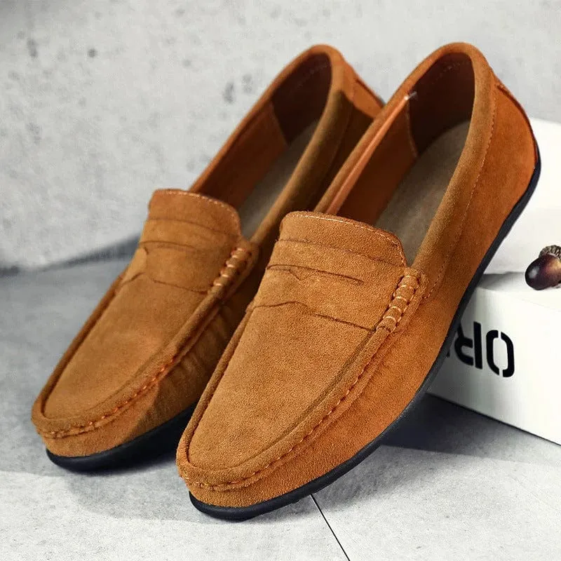 Suede Loafers Elegant Soft