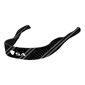 Sunglass Strap | Blackout American Flag - SA Logo