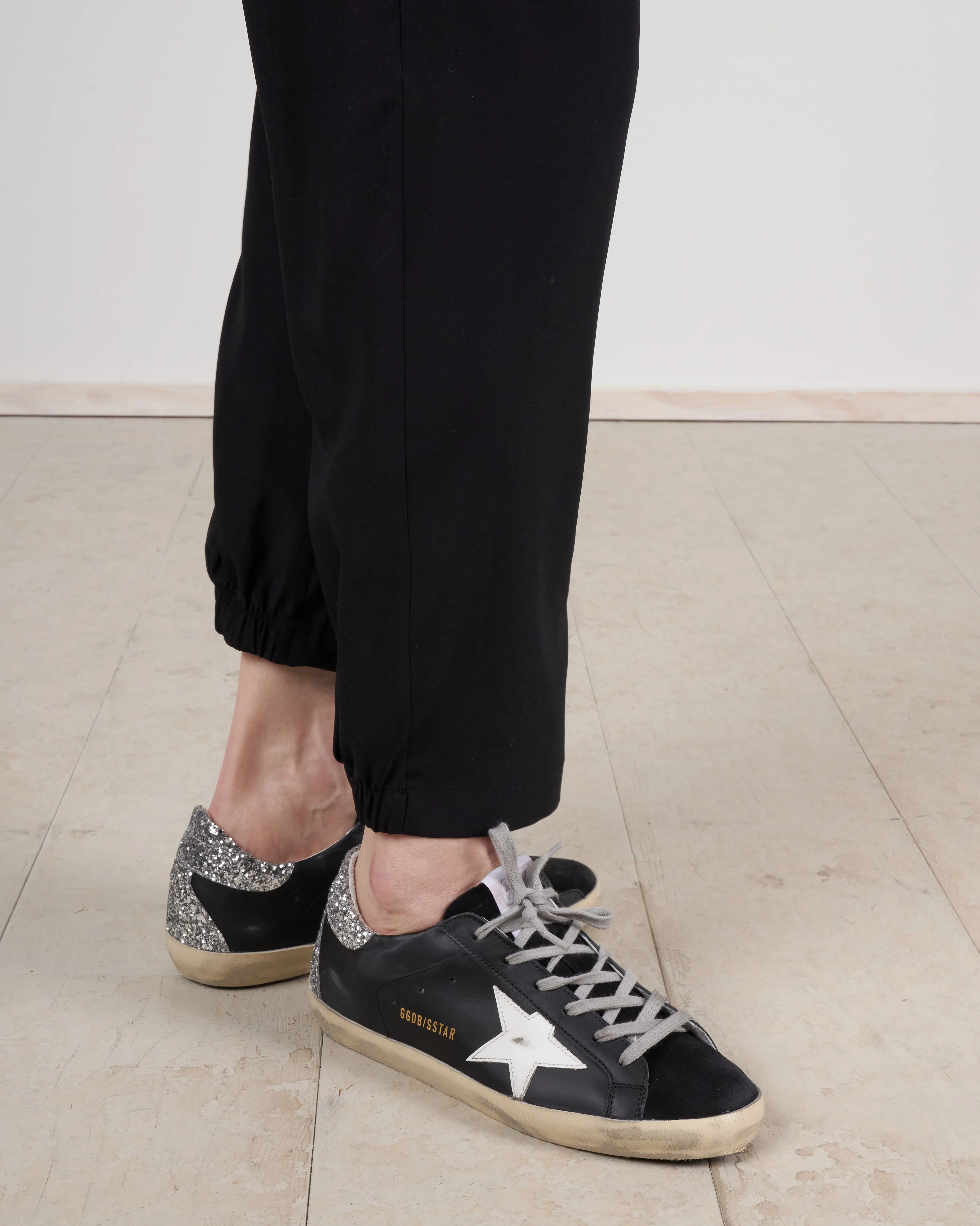 superstar sneaker - black