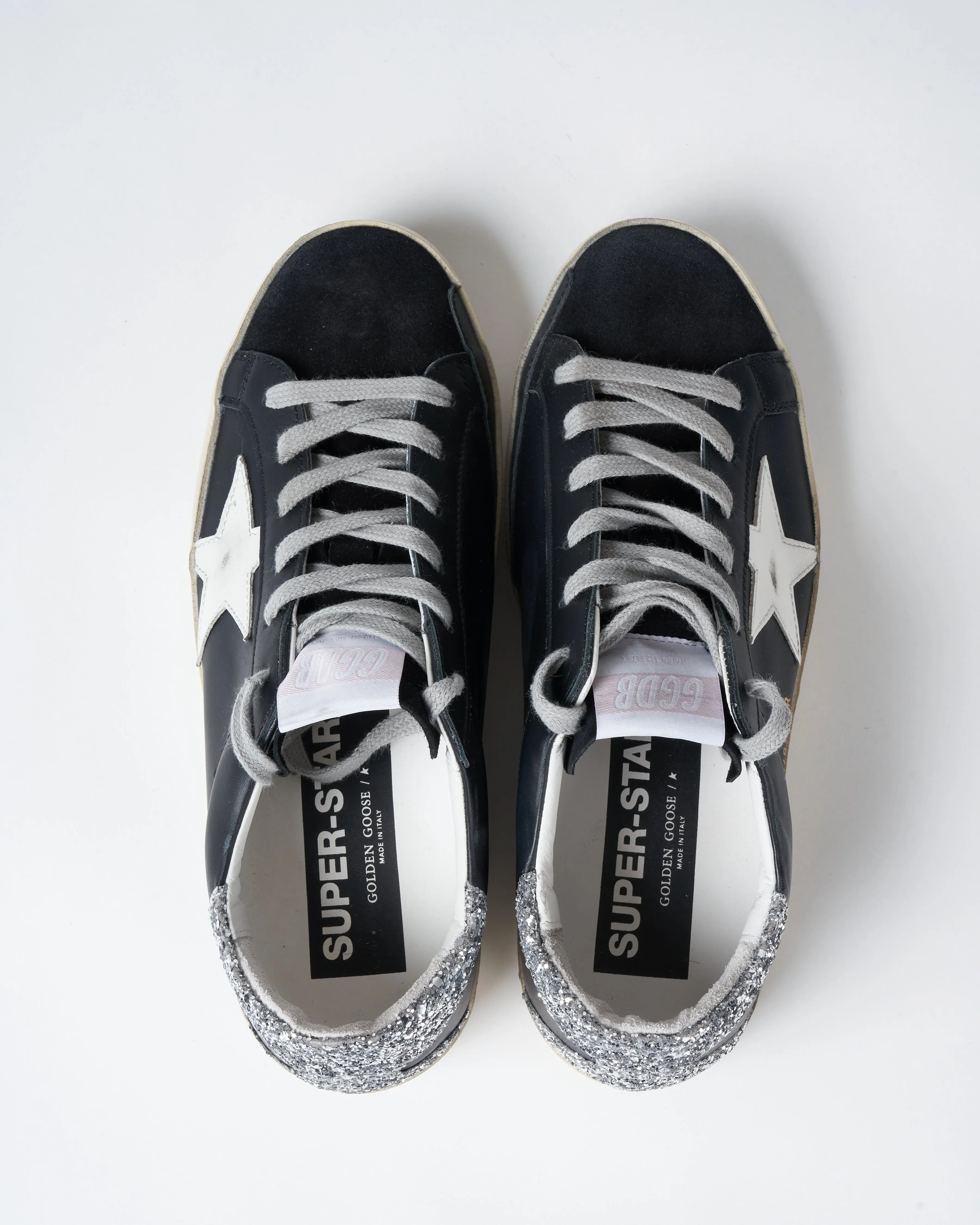 superstar sneaker - black