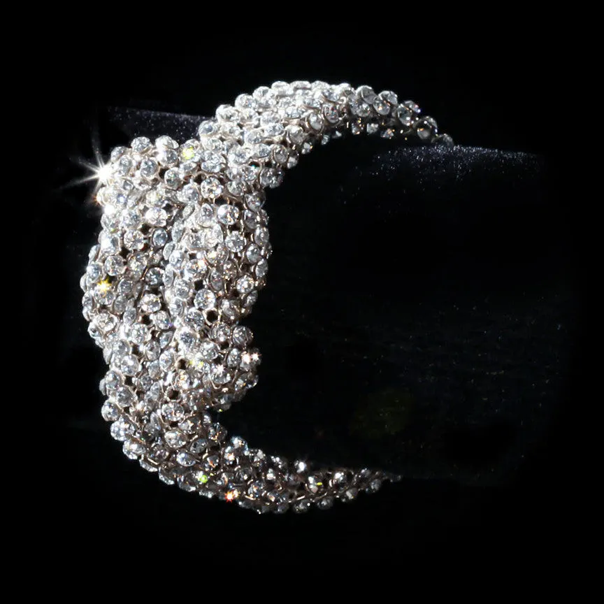 Swarovski Crystal Mesh Love Knot Bracelet