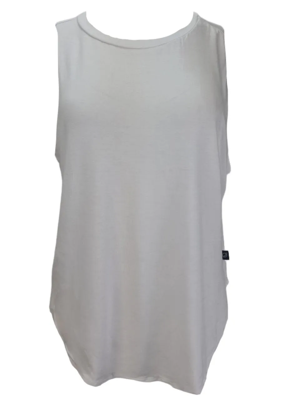 TEREZ Women's White Stretchy Tank Shirt #2298547 NWT