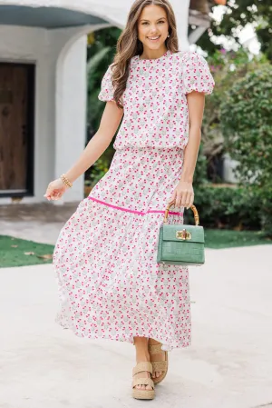 The Plan White Medallion Maxi Set