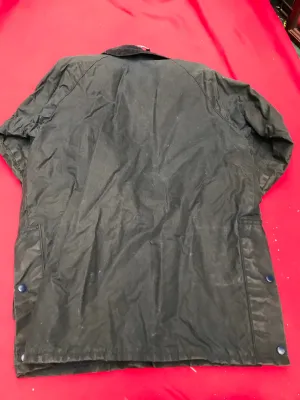 thorndale wax coat grey size S FREE POSTAGE