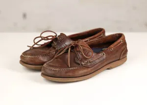Timberland Deck Boat Shoes - Brown - UK 8.5