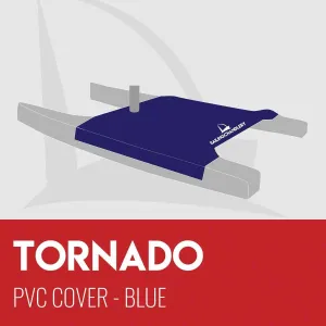 Tornado Trampoline Cover - PVC Blue