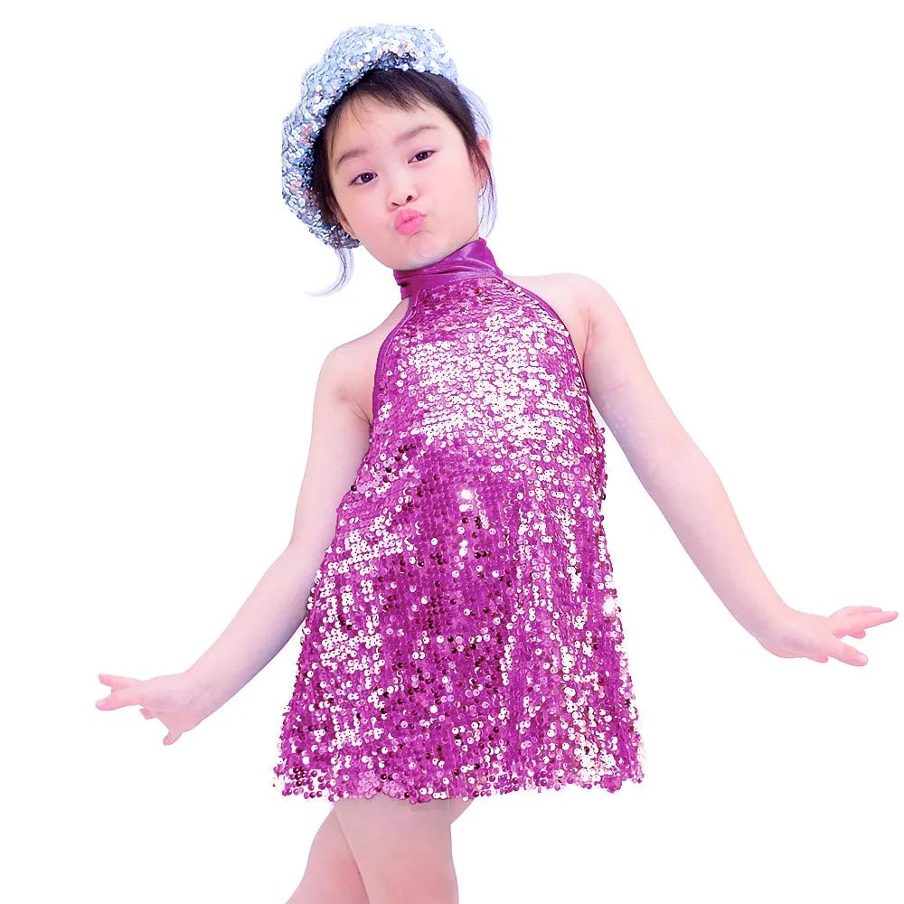 Two Tone Sequin Dance Dresses