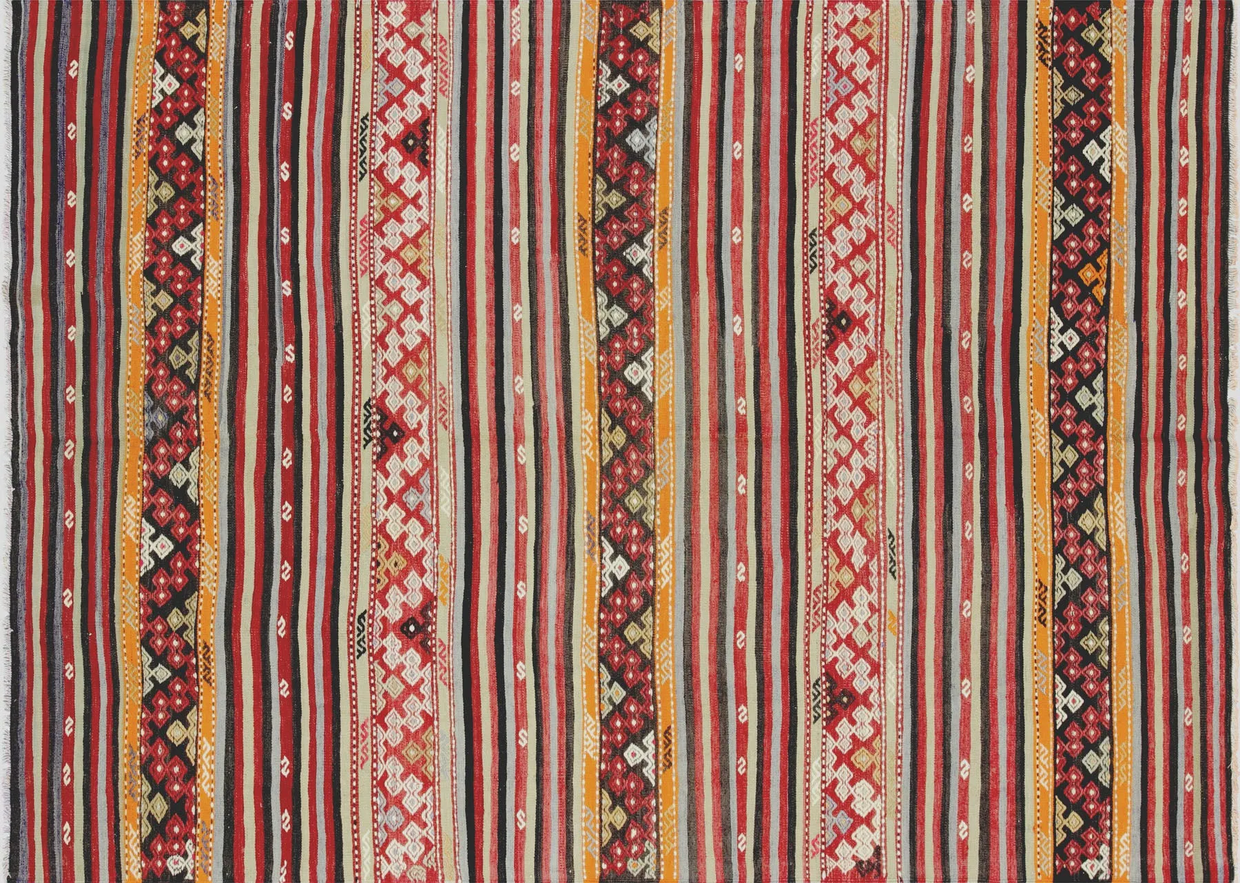 Vintage Turkish Kilim - 5'10" x 8'1"