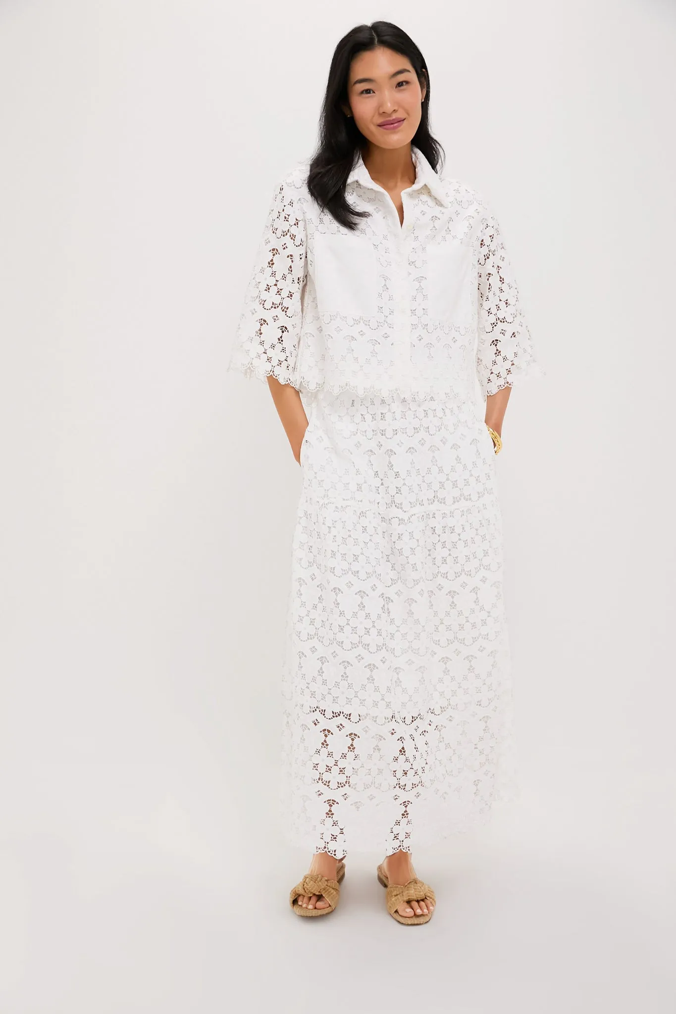 White Lace Cassia Skirt