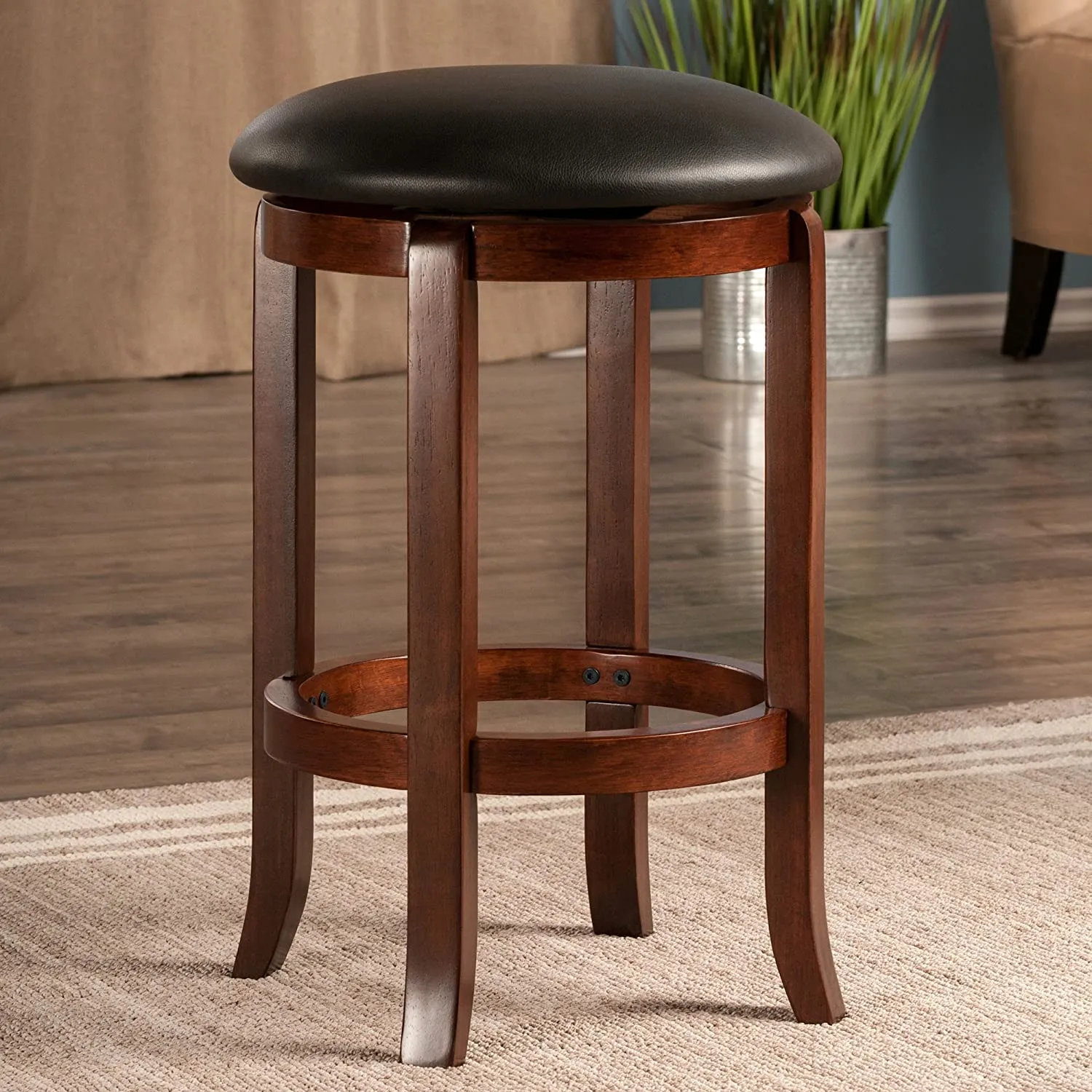 Winsome Wood Walcott 24" Swivel Bar Stools set of 2! Retails $240 