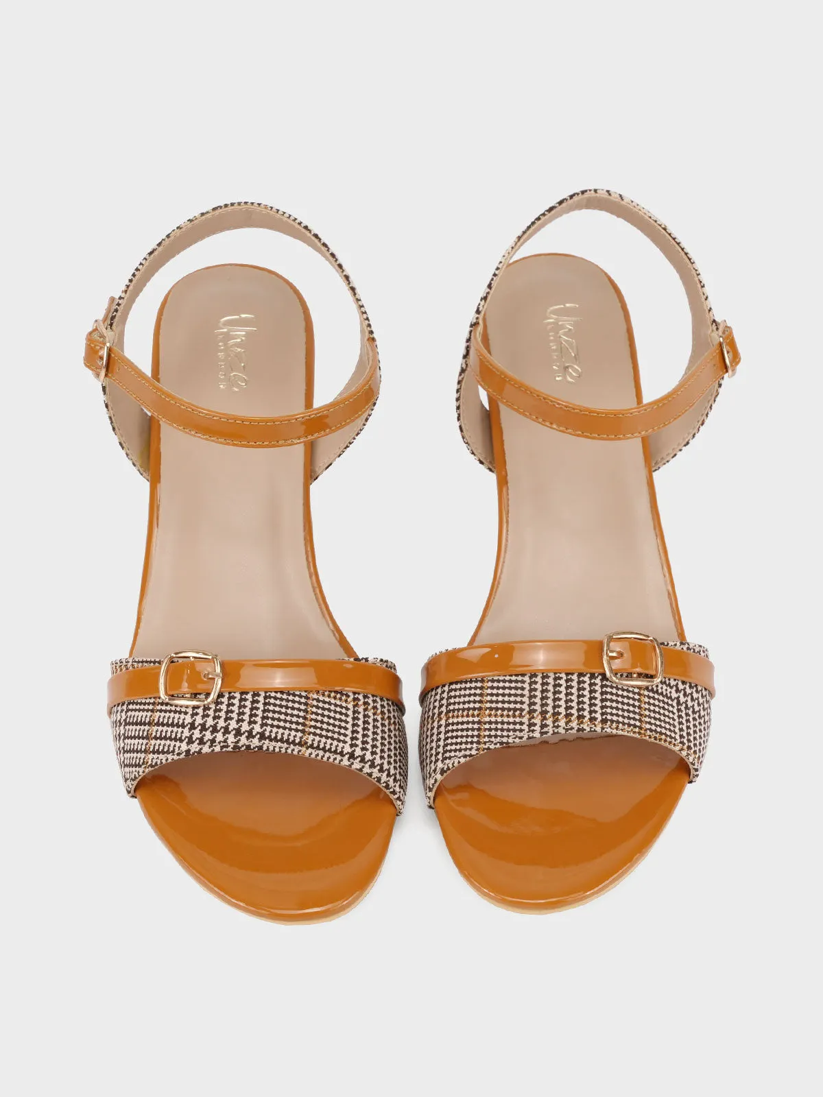 Women "BLAINE" Decorated Heel Sandals