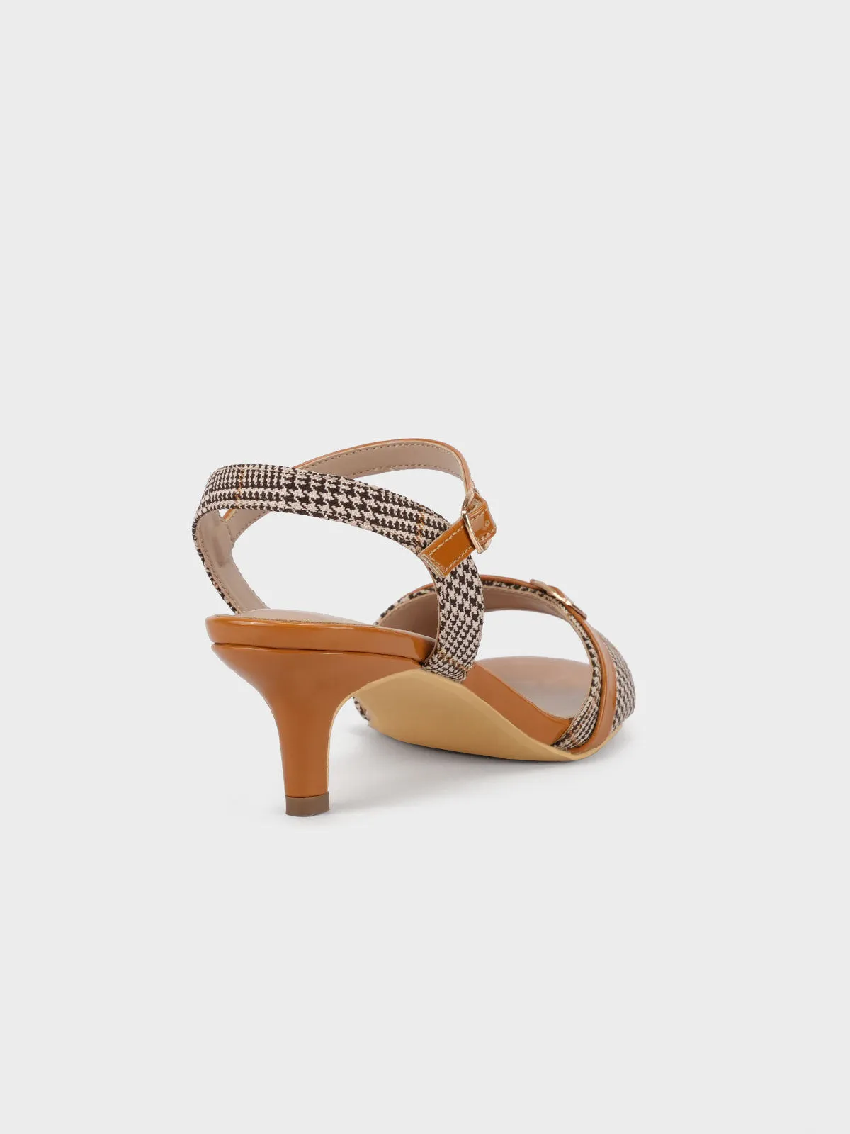 Women "BLAINE" Decorated Heel Sandals