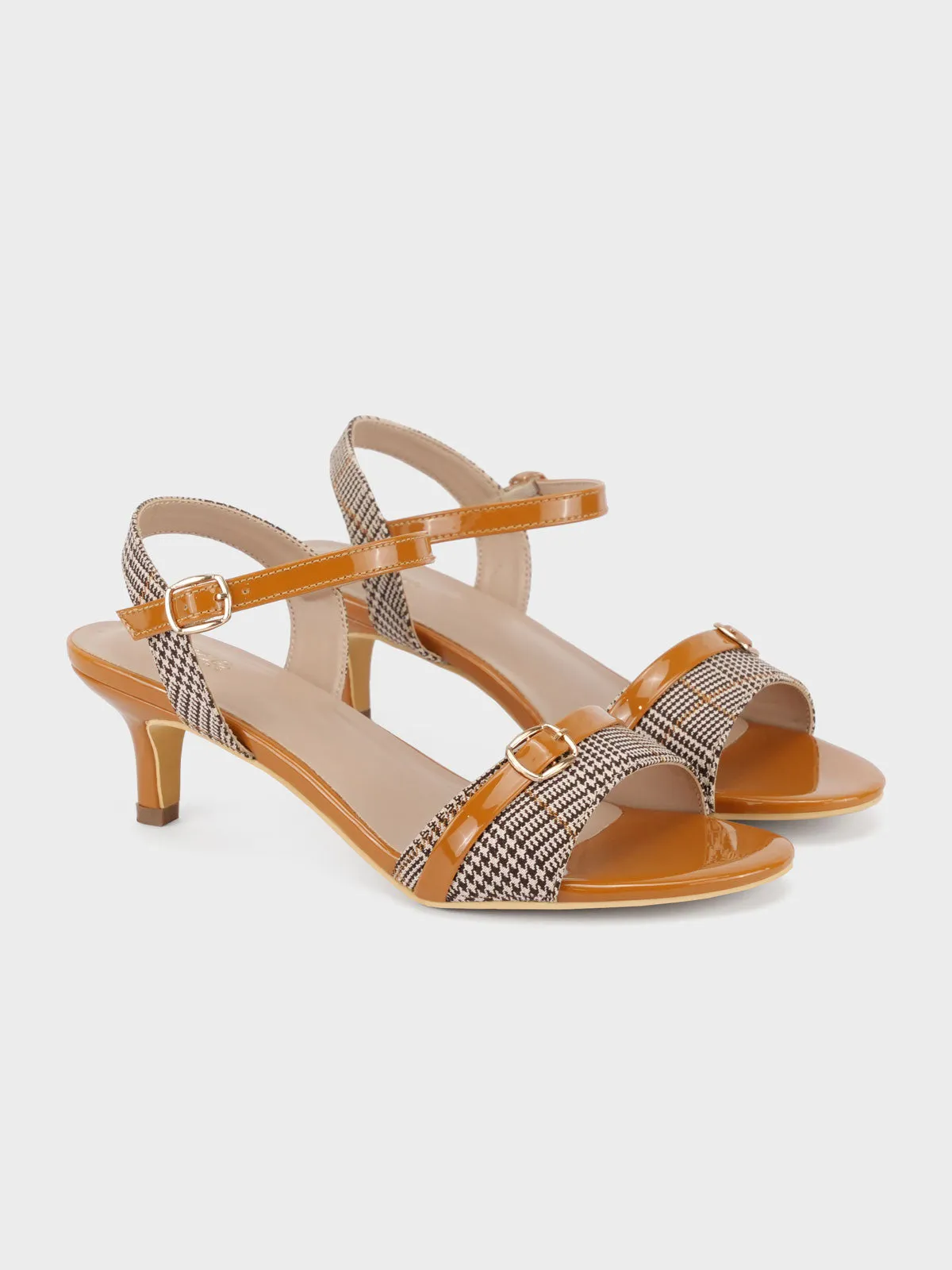 Women "BLAINE" Decorated Heel Sandals
