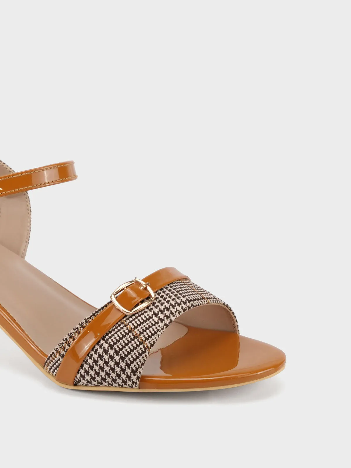 Women "BLAINE" Decorated Heel Sandals