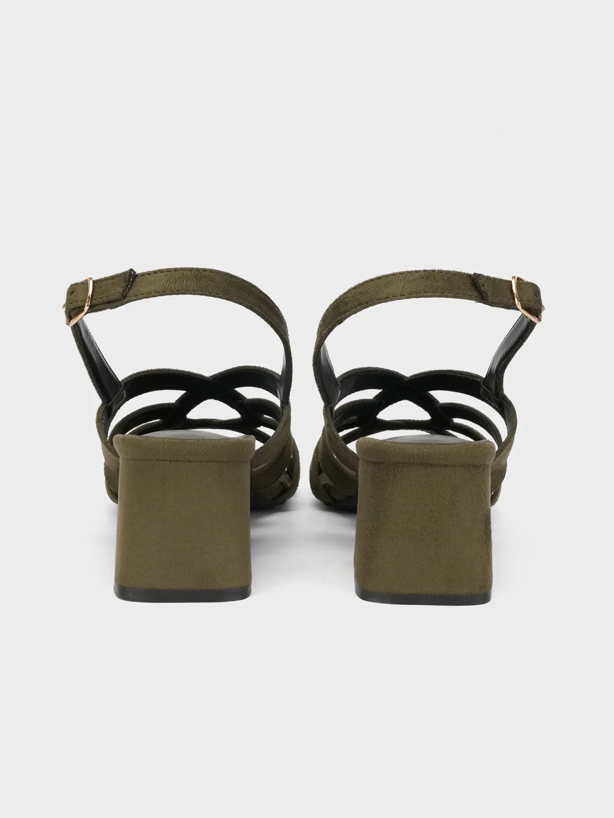 Womens "ARIEL" Comfy Block Heel Sandals