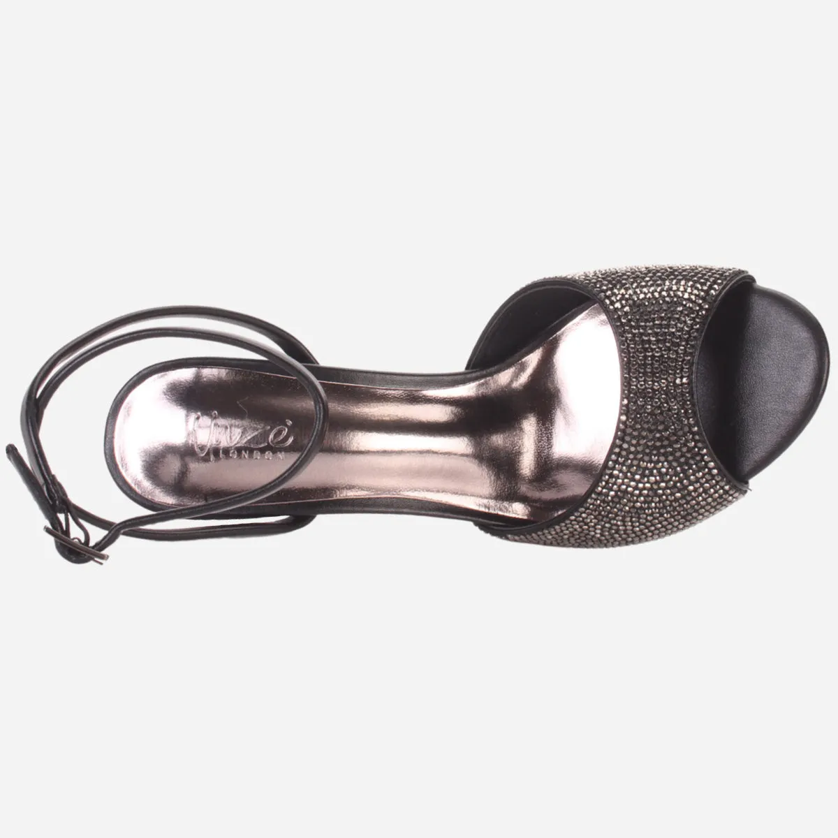 Women's "BILLAROS" Shimmery Stiletto Evening Sandals