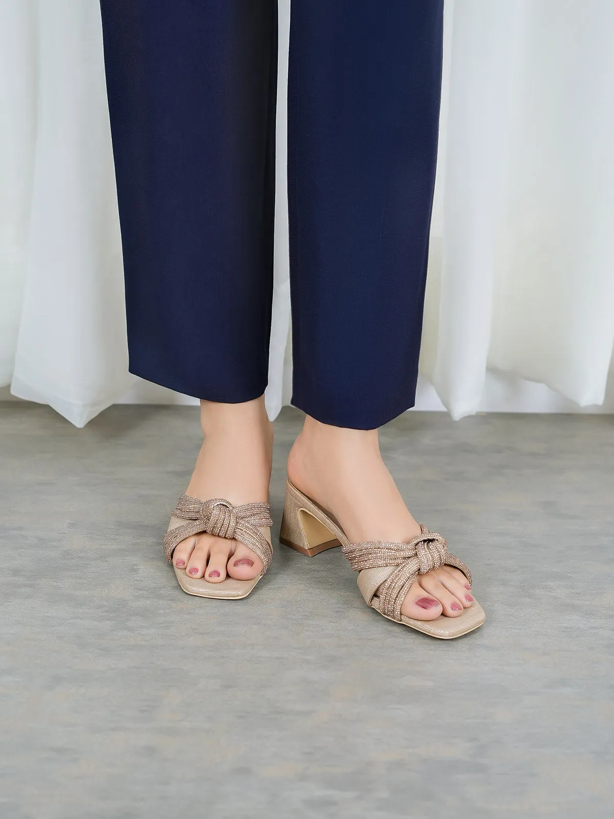 Women's "LAZLO" Block Heeled Fancy Sandals