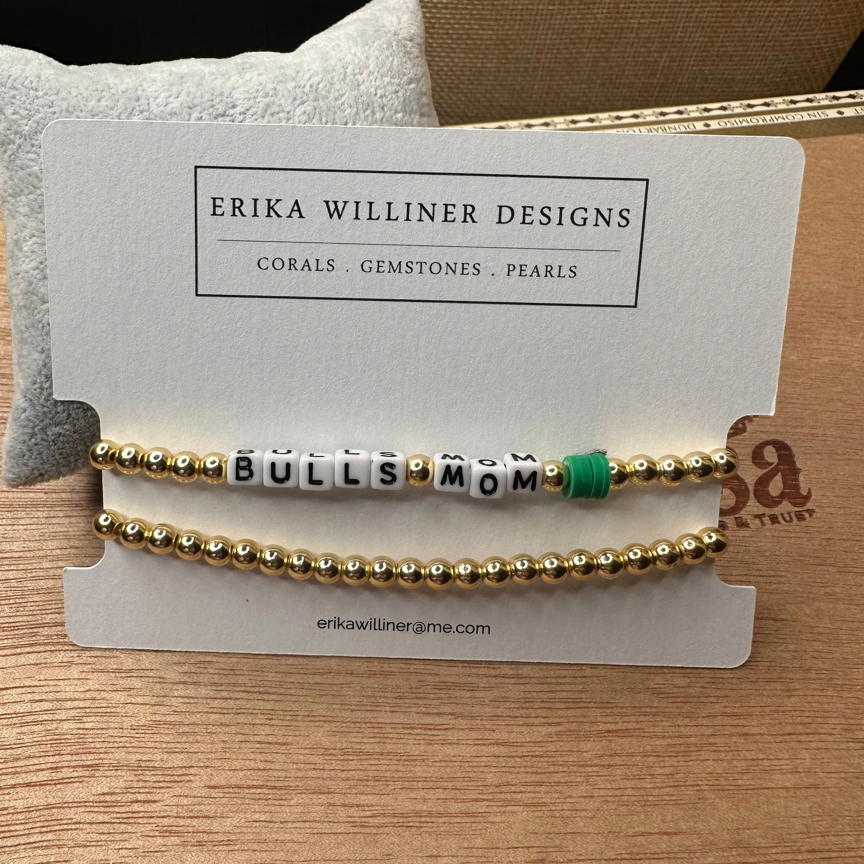 Words Stretchy Bracelets 430-01 | Erika Williner Designs