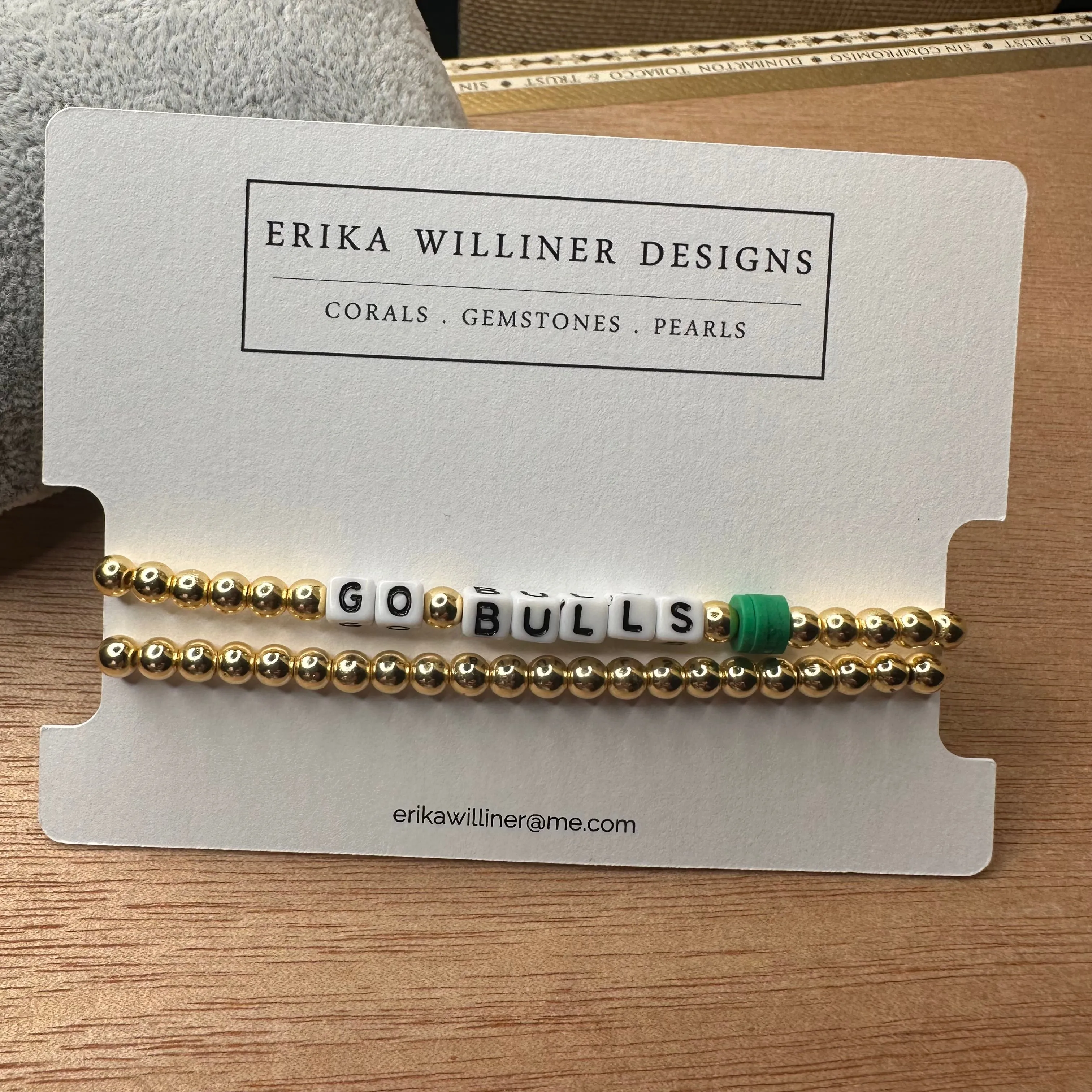 Words Stretchy Bracelets 430-01 | Erika Williner Designs