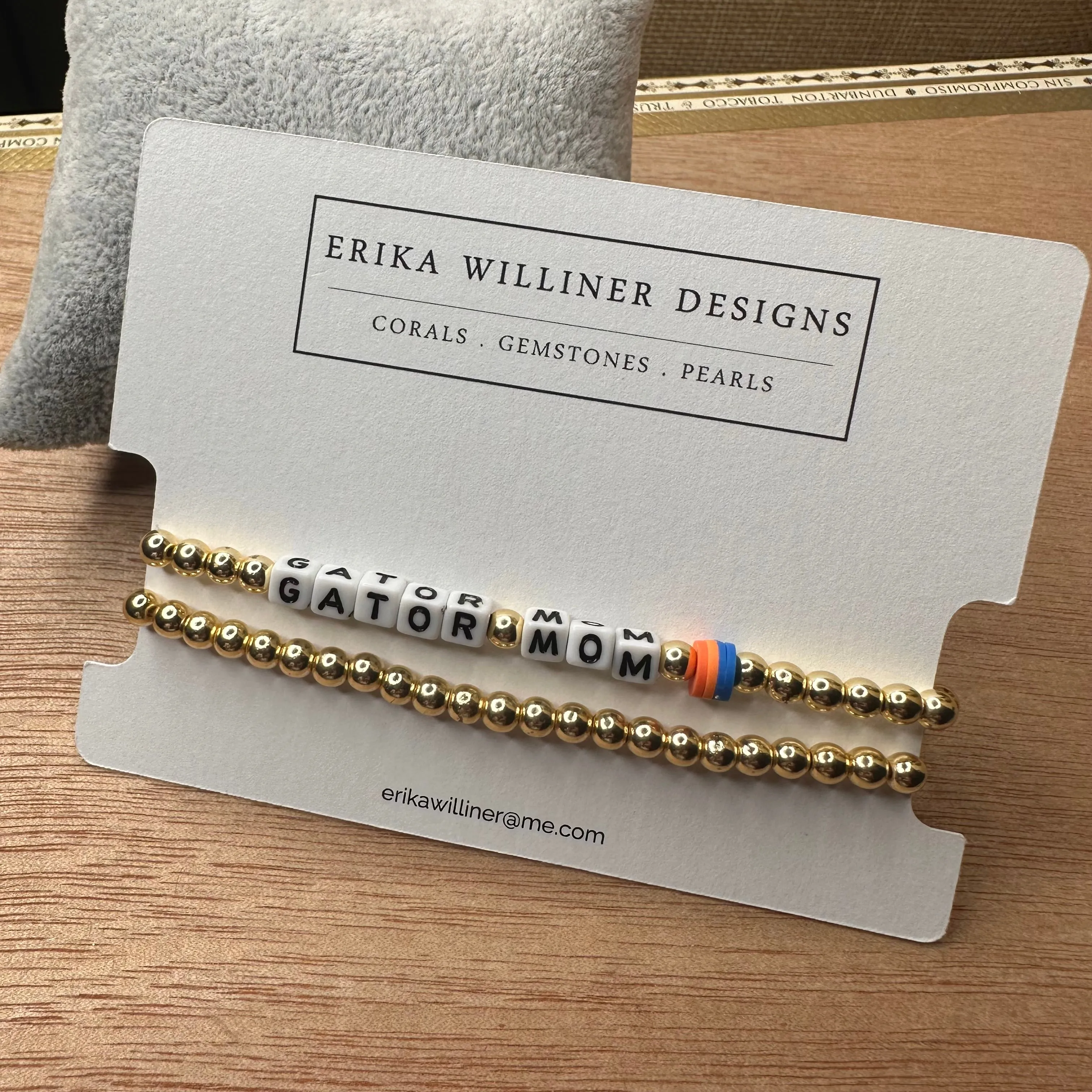 Words Stretchy Bracelets 430-01 | Erika Williner Designs