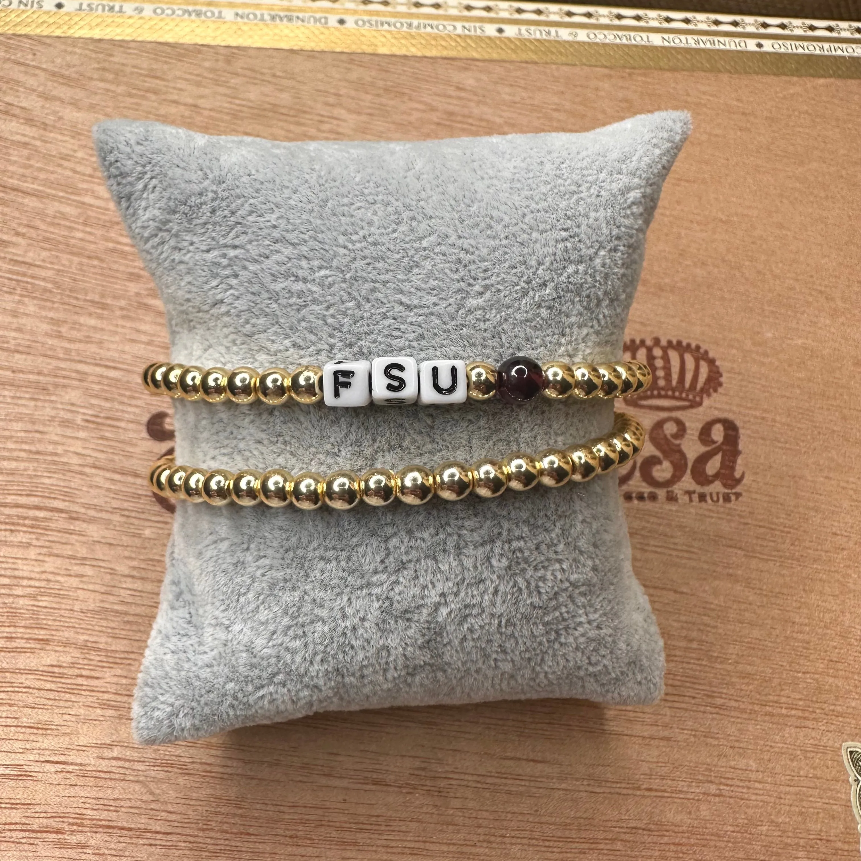 Words Stretchy Bracelets 430-01 | Erika Williner Designs