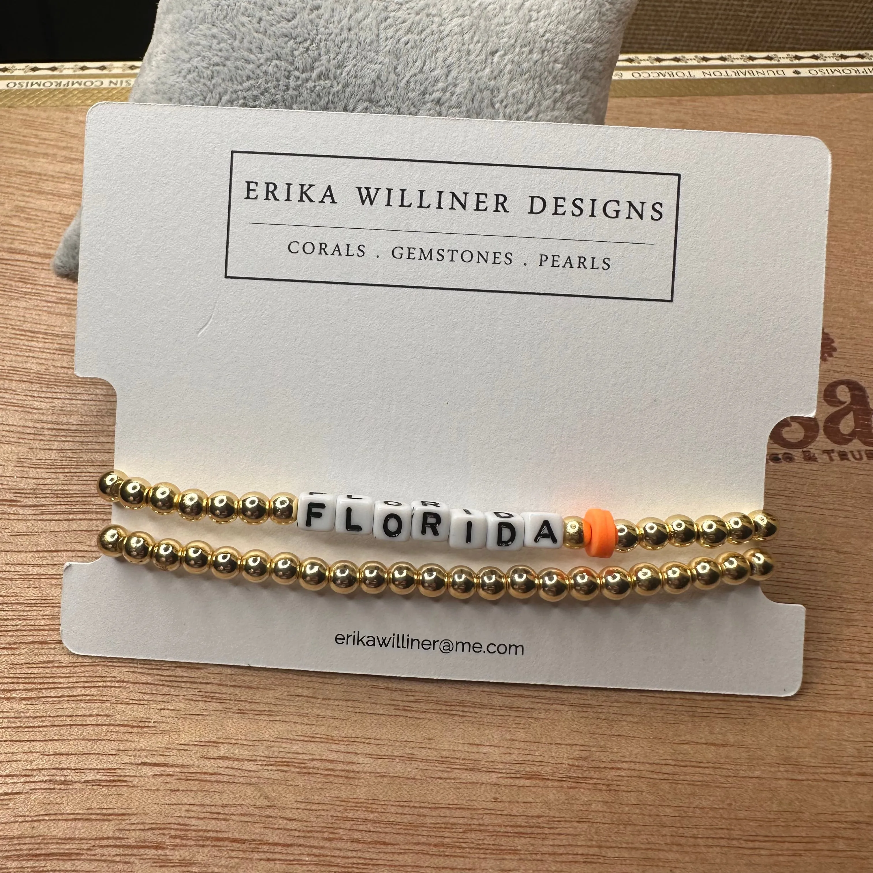 Words Stretchy Bracelets 430-01 | Erika Williner Designs