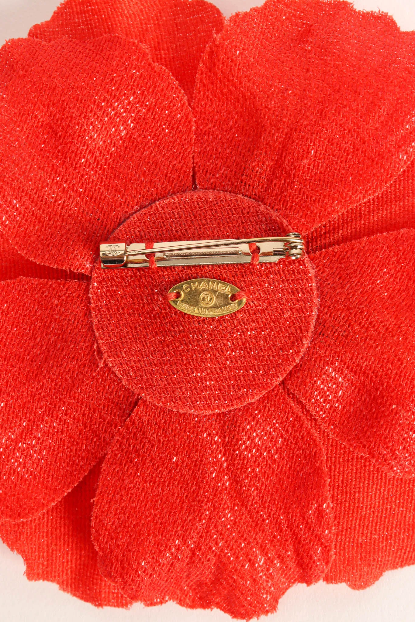 Woven Bloom Flower Pin