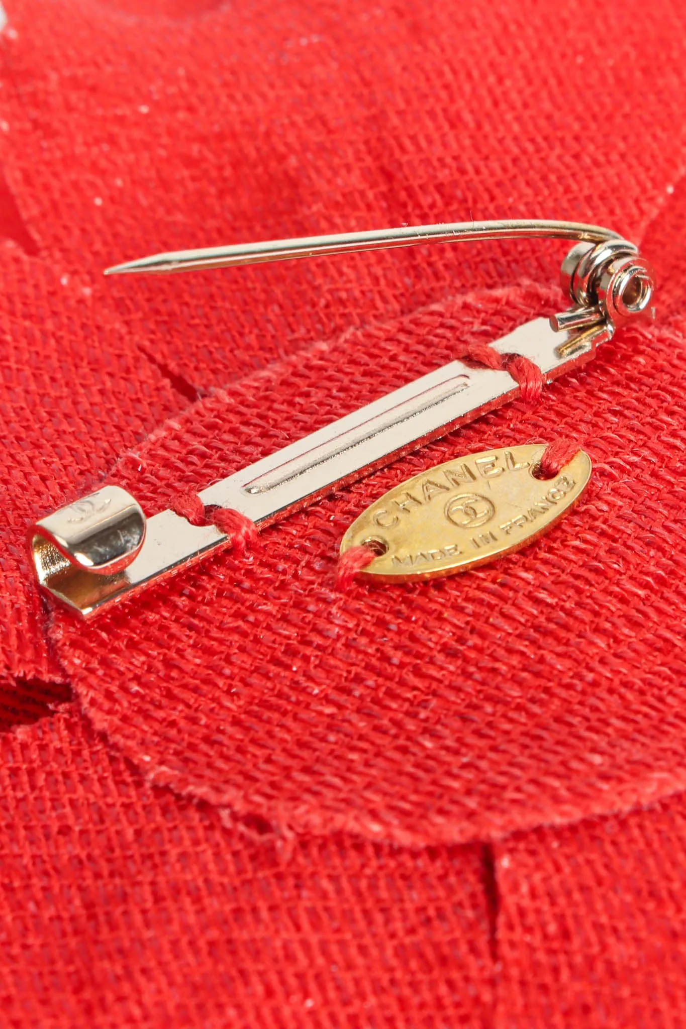 Woven Bloom Flower Pin