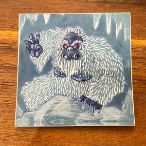 Yeti Waterproof Vinyl Sticker